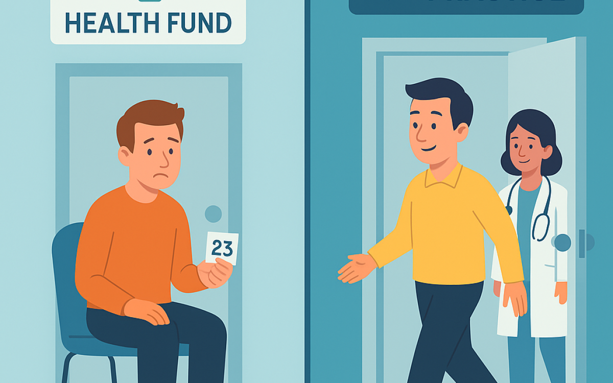 מה ההבדל בין ביטוח בריאות פרטי לבין הביטוח של קופת חולים? 